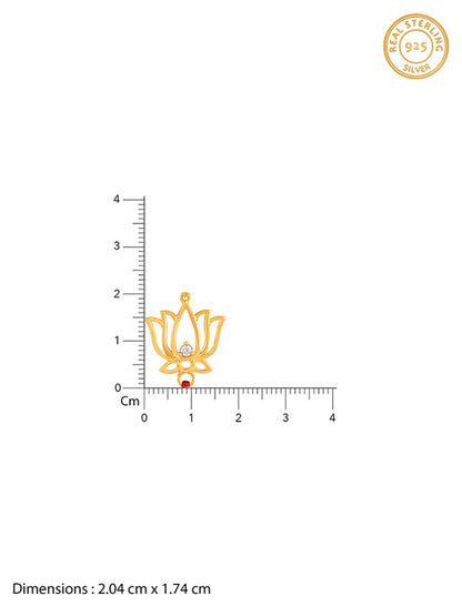 Golden Padmavati Lumba Rakhi