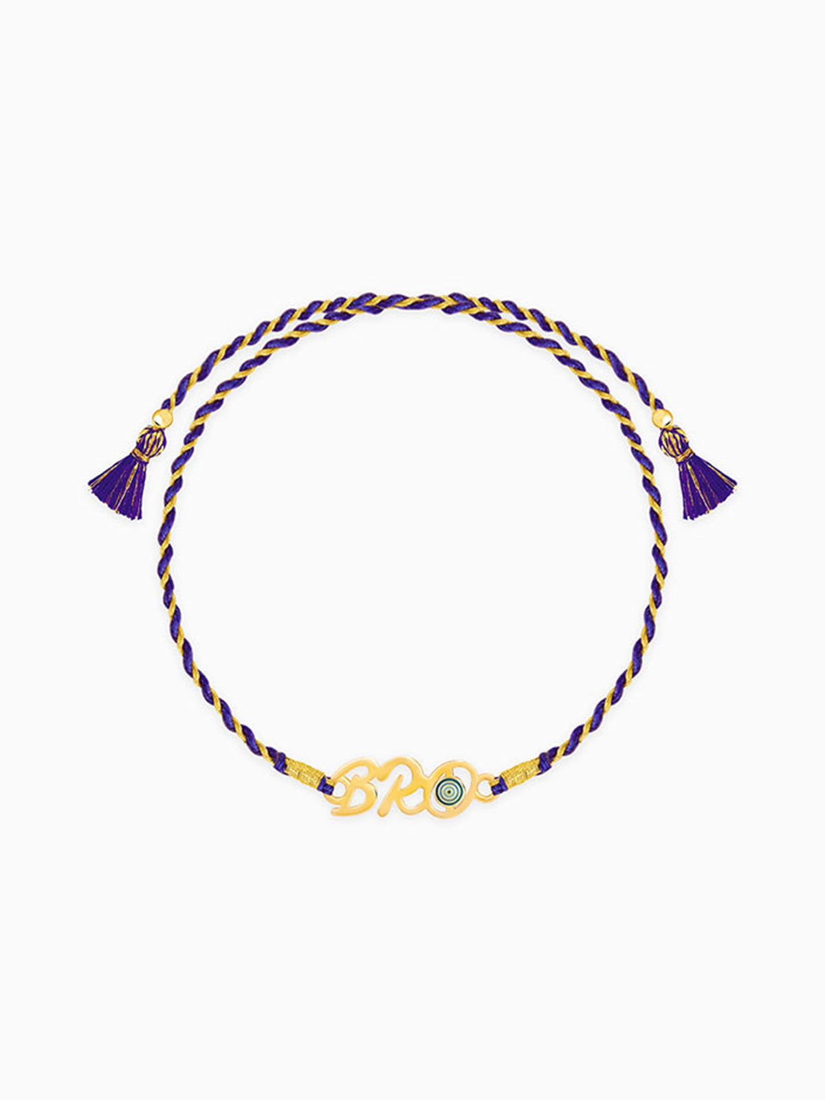 Golden Brother Evil Eye Rakhi