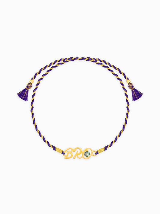 Golden Brother Evil Eye Rakhi