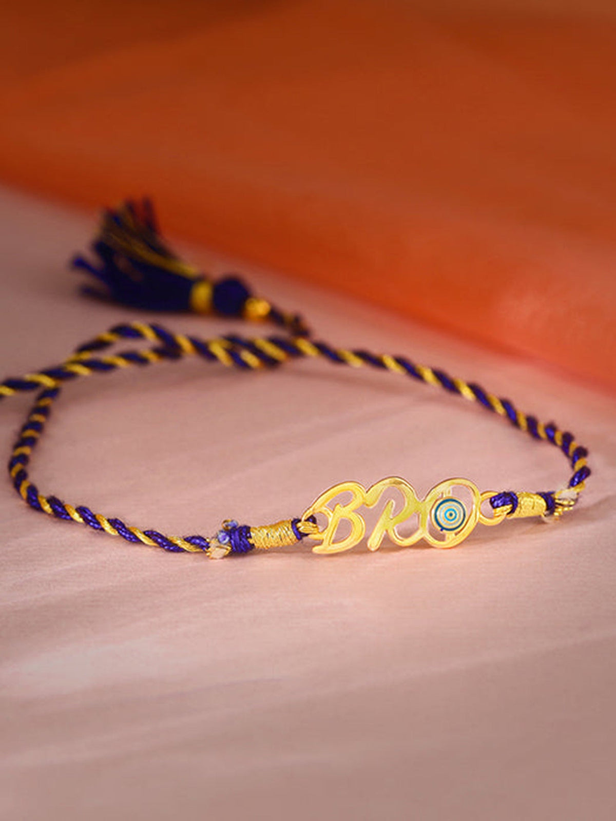 Golden Brother Evil Eye Rakhi
