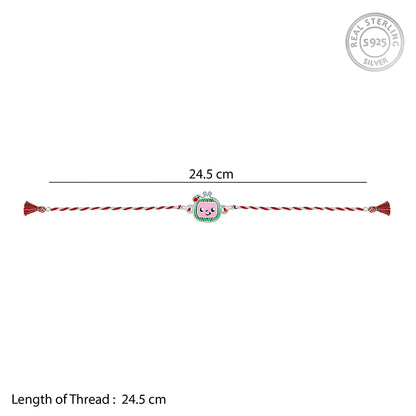 Silver Cocomelon Rakhi for Kids