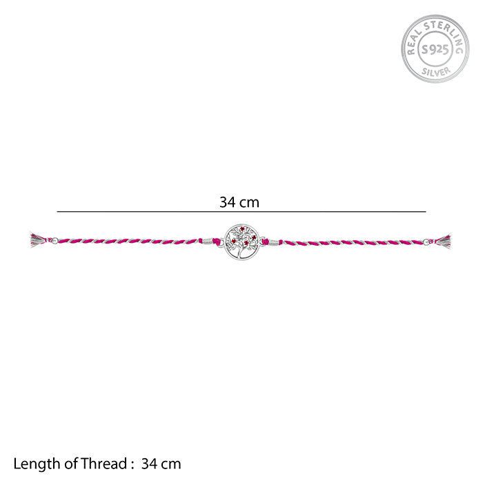 Silver Tree of Life Rakhi