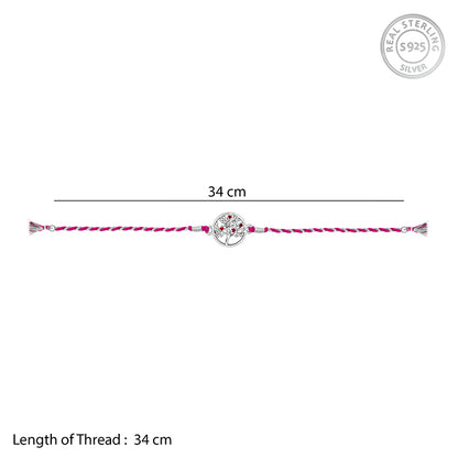 Silver Tree of Life Rakhi