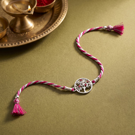 Silver Tree of Life Rakhi
