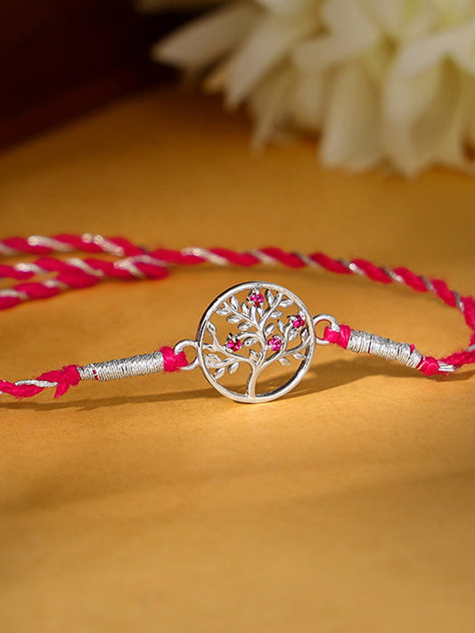Silver Tree of Life Rakhi