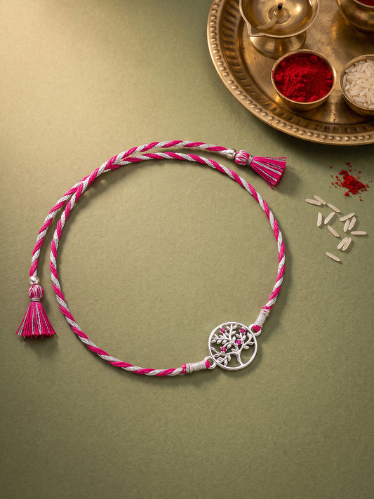 Silver Tree of Life Rakhi