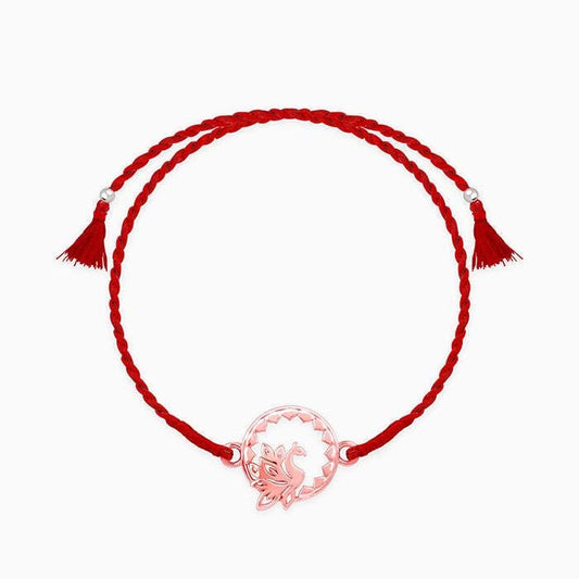 Rose Gold Swan Rakhi