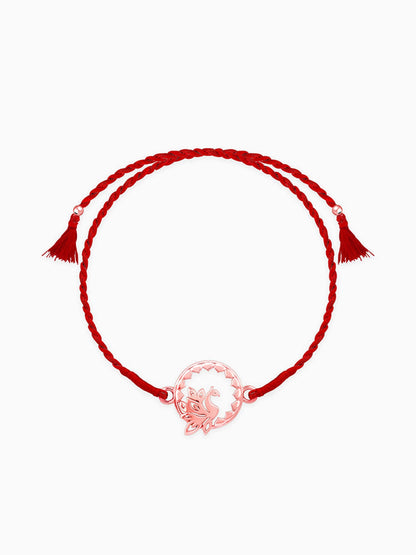 Rose Gold Swan Rakhi