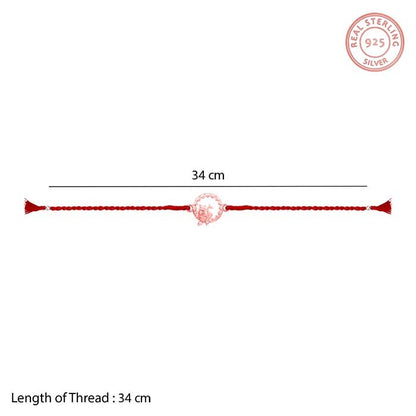 Rose Gold Swan Rakhi