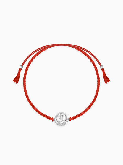 Silver Om Namah Shivaya Rakhi