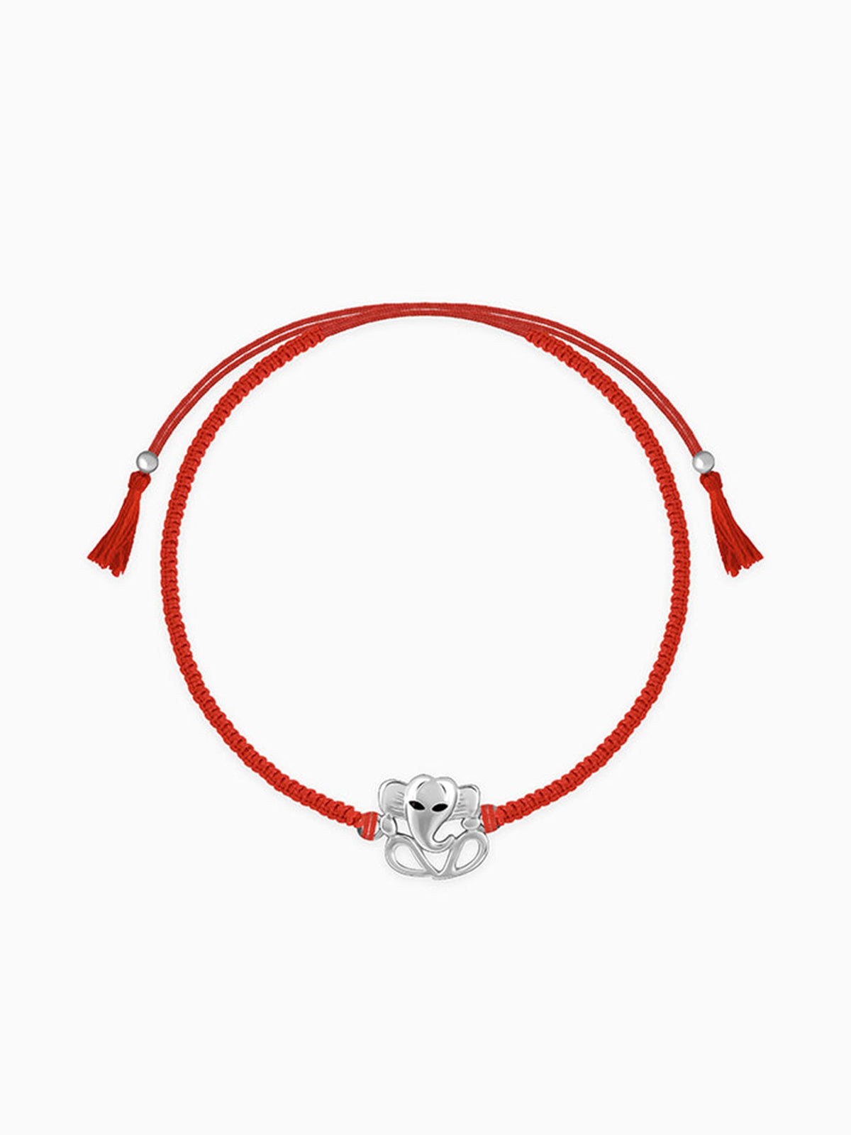 Silver Gajanana Rakhi