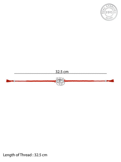 Silver Gajanana Rakhi