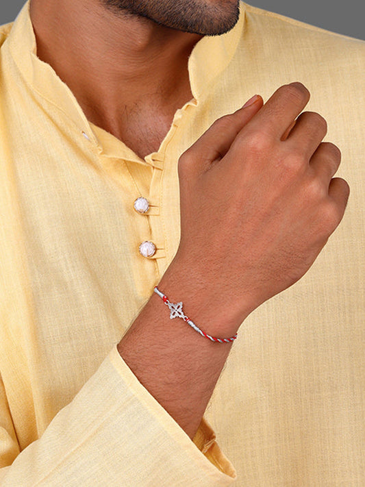 Silver Regalia Rakhi