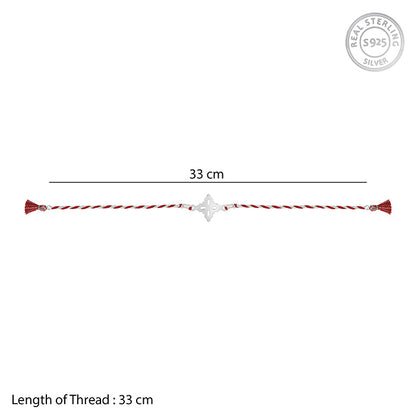 Silver Regalia Rakhi