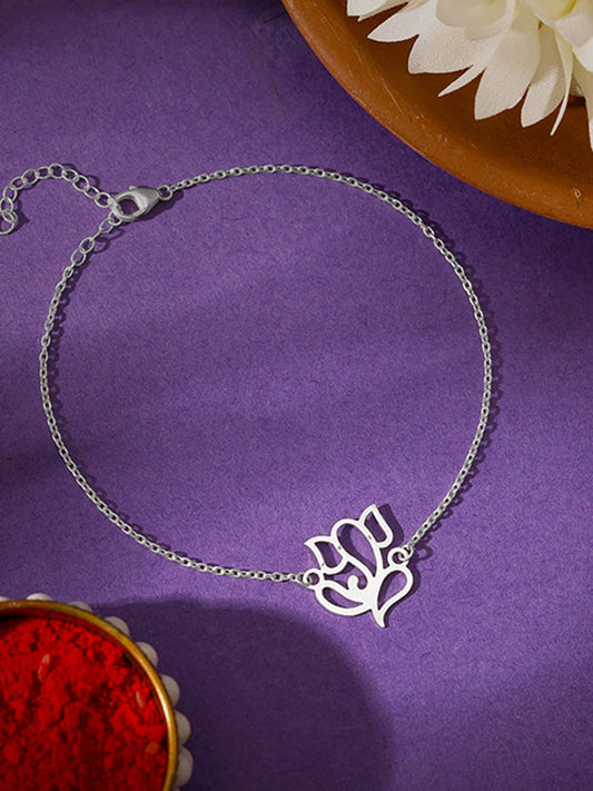 Silver Bappa Bracelet Rakhi