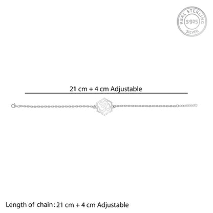Silver Om Namo Bracelet Rakhi