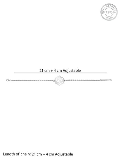 Silver Om Namo Bracelet Rakhi