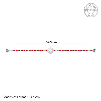 Silver Filigree Rakhi