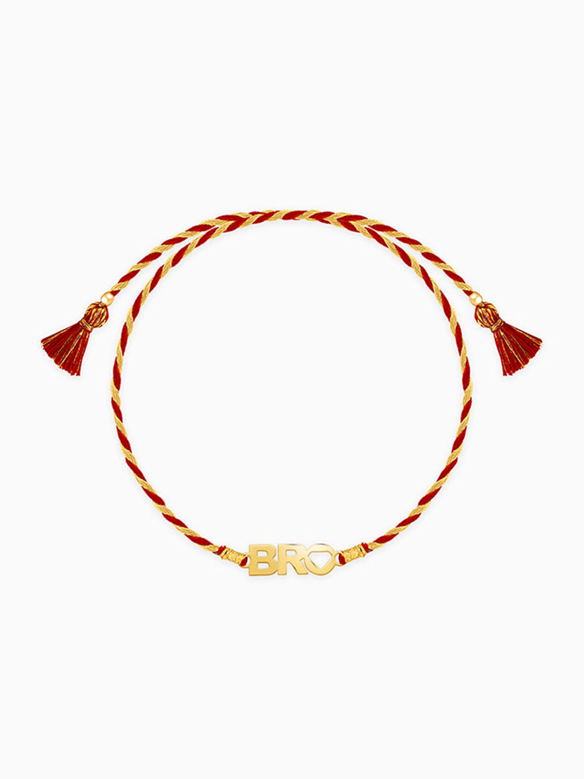 Golden Perfect BRO Rakhi