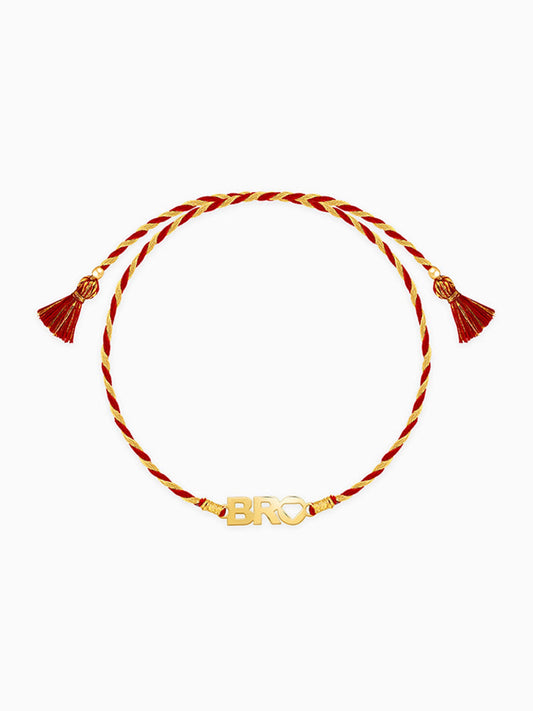 Golden Perfect BRO Rakhi