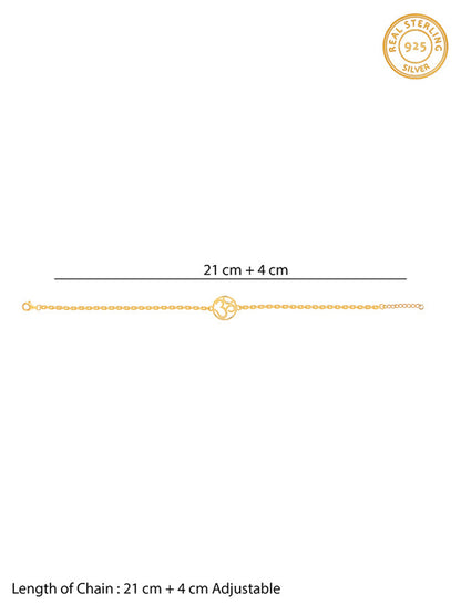 Golden Aum Bracelet Rakhi