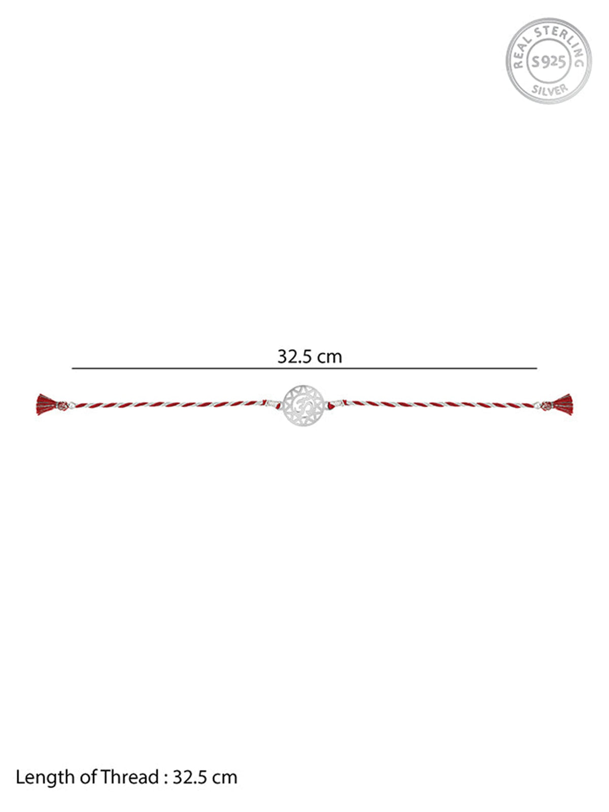 Silver Pranava Rakhi
