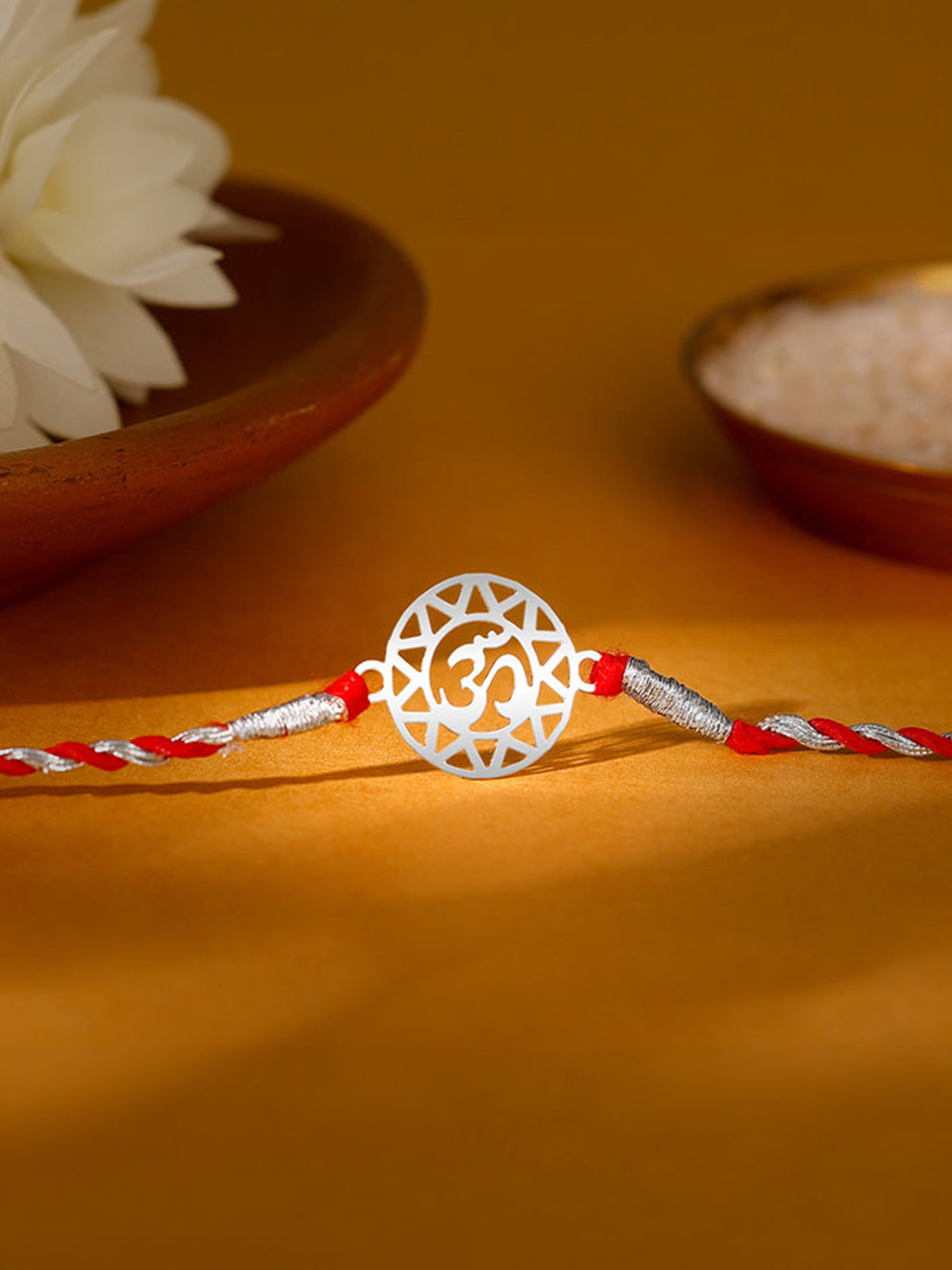 Silver Pranava Rakhi