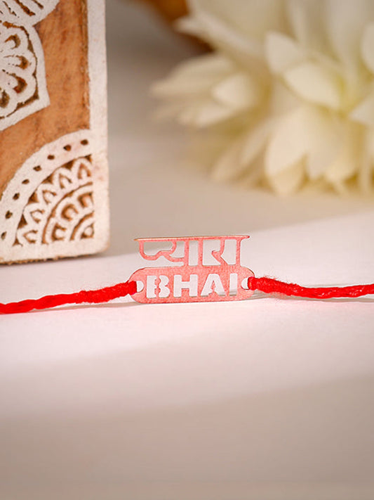 Rose Gold Pyaara Bhai Rakhi