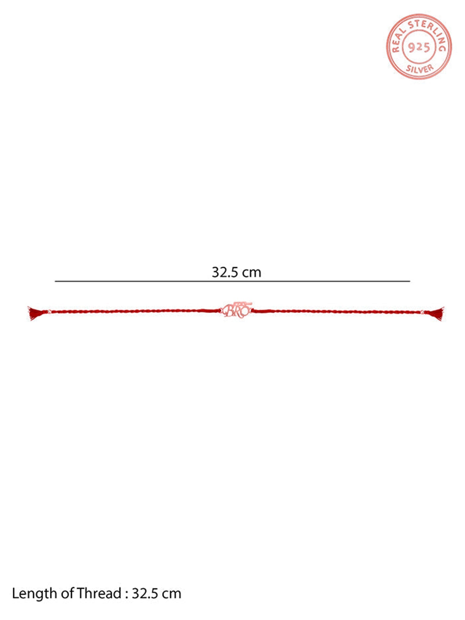 Rose Gold BRO Rakhi