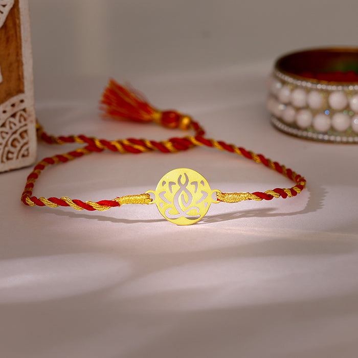 Golden Yogi Rakhi