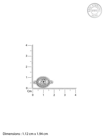 Silver Om Bracelet Rakhi