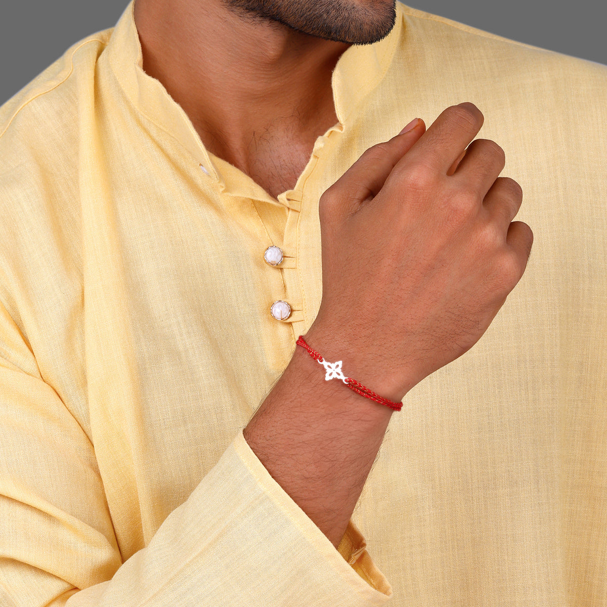 Silver Nova Rakhi