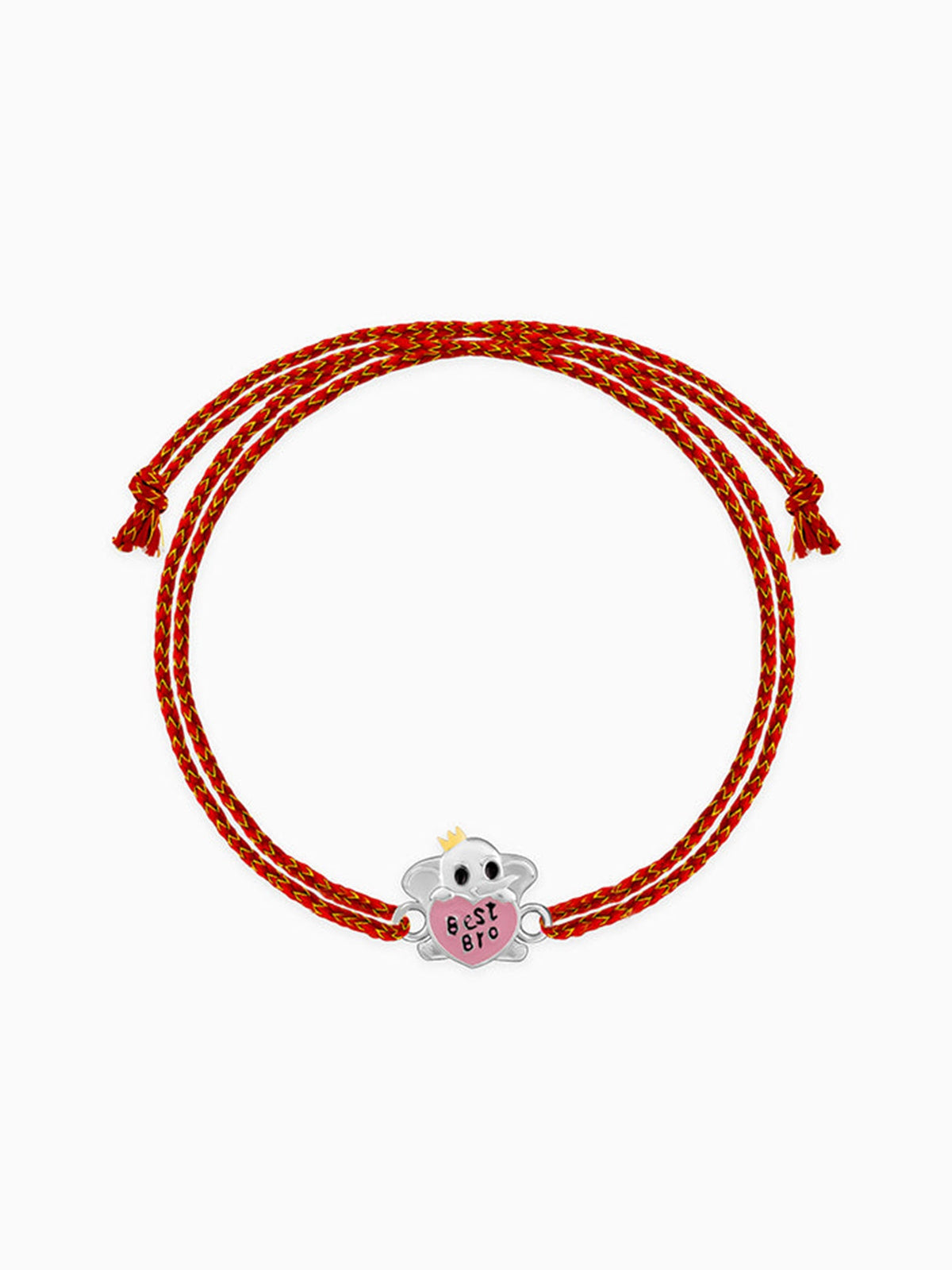 Silver and Golden Baby Calf Kid's Rakhi