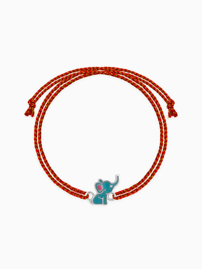 Silver Blue Ellie Rakhi For Kids