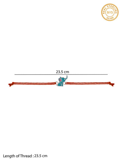 Silver Blue Ellie Rakhi For Kids