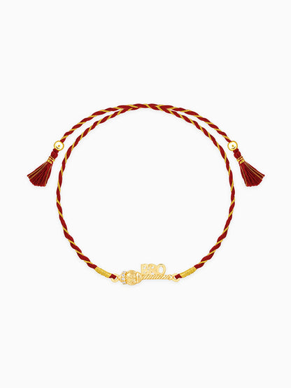 Golden Hanuman Gadha Rakhi