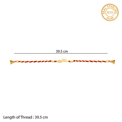Golden Hanuman Gadha Rakhi