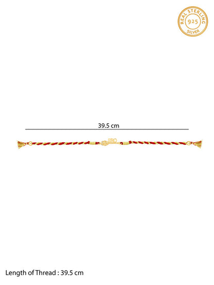 Golden Hanuman Gadha Rakhi
