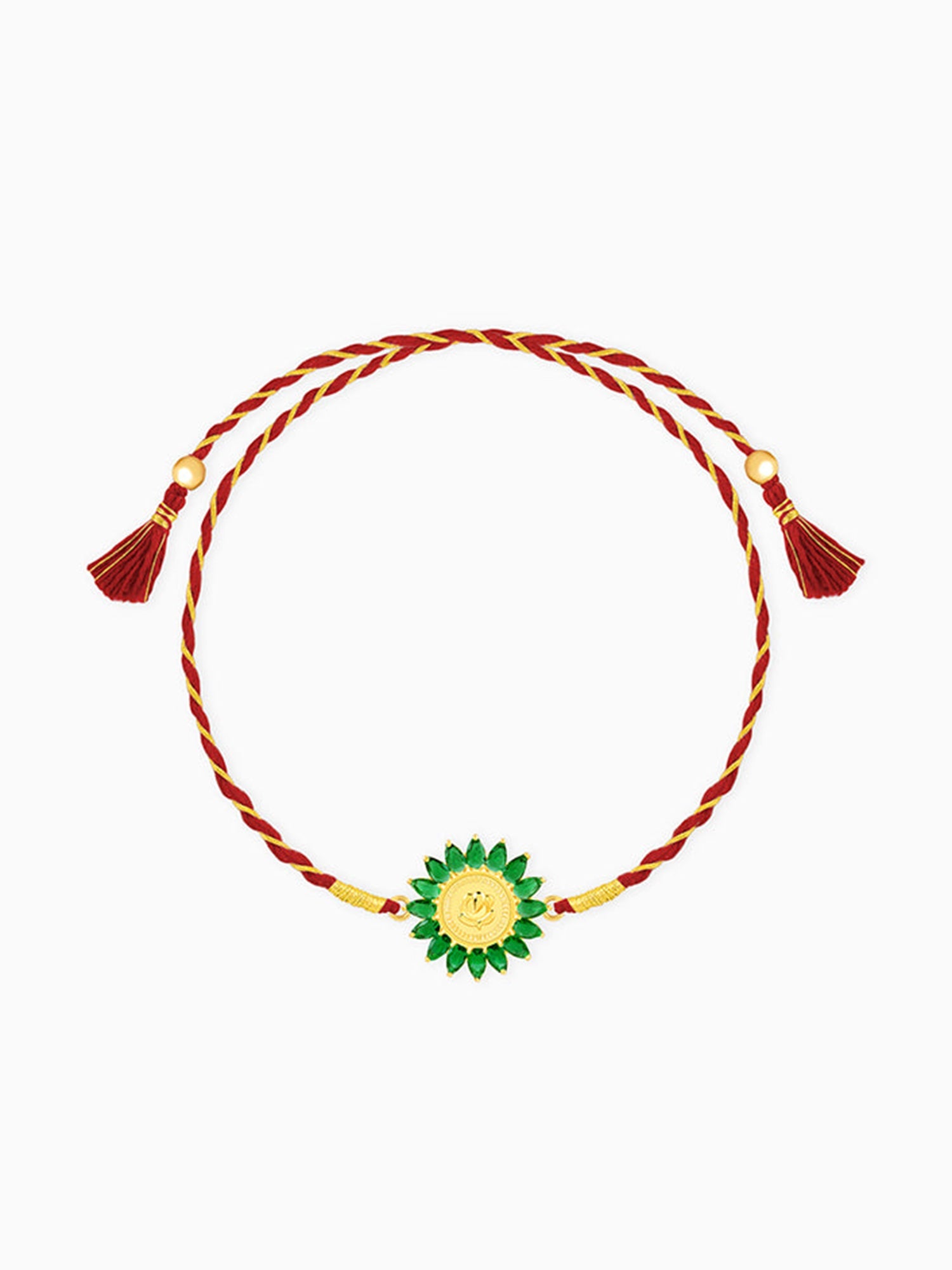 Golden Shree Gajanana Rakhi