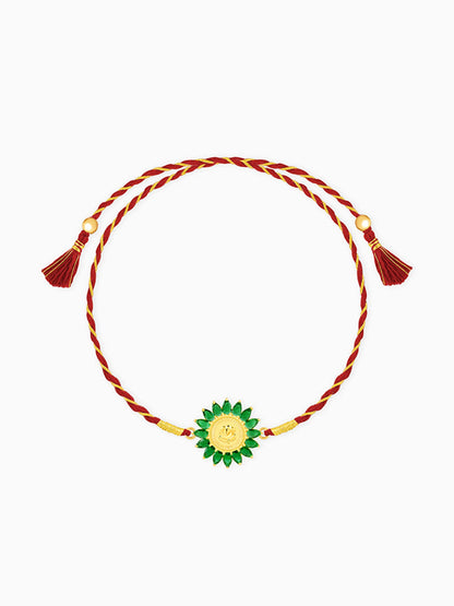 Golden Shree Gajanana Rakhi