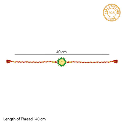 Golden Shree Gajanana Rakhi