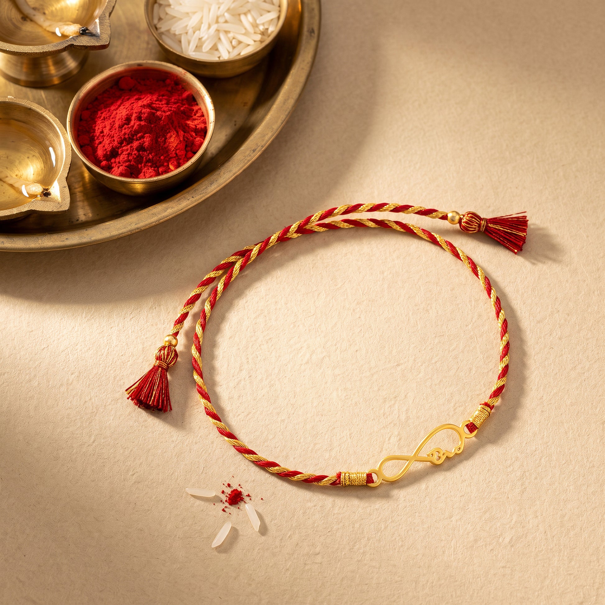 Golden Infinity Bro Rakhi