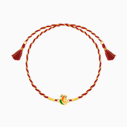 Golden Sukhkarta Grace Rakhi