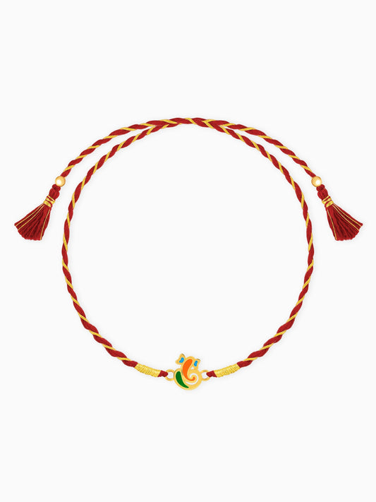 Golden Sukhkarta Grace Rakhi