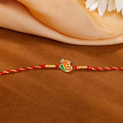 Golden Sukhkarta Grace Rakhi
