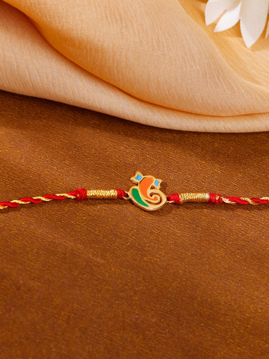 Golden Sukhkarta Grace Rakhi