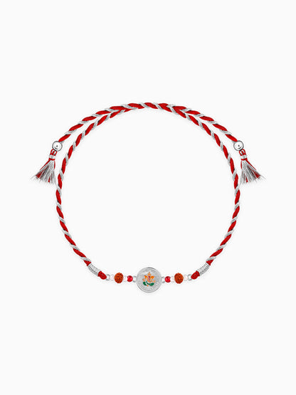Silver Lord Ganapathi Rakhi