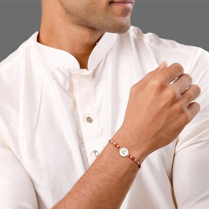 Silver Lord Ganapathi Rakhi