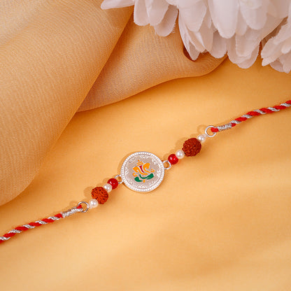 Silver Lord Ganapathi Rakhi