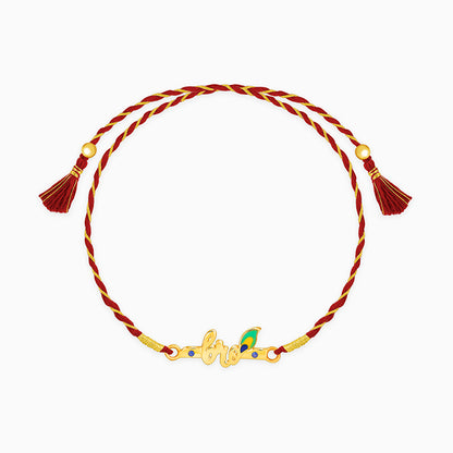 Golden Murlidhar Rakhi